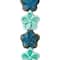 Aqua Mix Flower Ceramic Beads, 18mm by Bead Landing&#x2122;